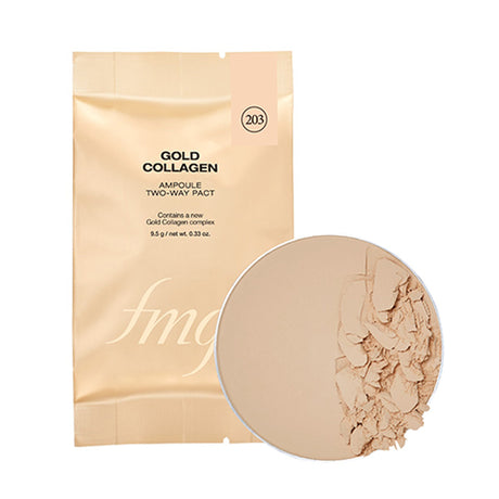 [The Face Shop] [Refill] Gold Collagen Ampoule Two Way Pact SPF30 PA+++ 9.5g